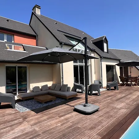 Villa Belle Bord De Avec Piscine Urville-Nacqueville